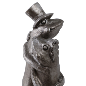 Statuetta Decorativa di Rana con Texture Scolpita, Design da Fiaba, Ornamento da Giardino, Decorazione per Portico Anteriore - Product Image 5