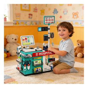 Kit de Juguetes de Dentista, Herramientas Médicas de Plástico, Juego de Imitación de Hospital, Juego de Roles Educativo, Regalo de Aprendizaje - Product Image 5