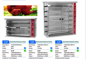 Machine à griller automatique pour restaurant, 3/6/9 grilles, rôtissoire électrique multifonction pour poulet, à vendre - Product Image 3