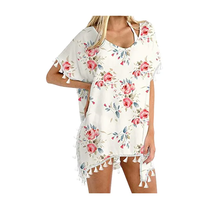 Beach Swimsuit Dress Swimwear Beachwear Bathing Suit Bikini Swim Women Kimono Cover Up For Woman