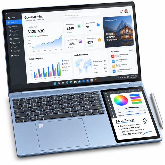 Wholesale Business Office Laptop 15.6 Inch Windows 10 16GB+512GB SSD Metal US Plug Camera New