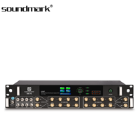 Amplificateur de signal d'antenne 8 canaux Soundmark SM-7G AC 110-240V Connecteur XLR Prise BNC (50) UHF 470-960MHz Augmente la portée de 100m