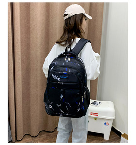 Mochila Estilo Coreano <span class=keywords><strong>de</strong></span> Gran Capacidad para Hombres y Mujeres, Tendencia <span class=keywords><strong>de</strong></span> Moda Transfronteriza para Estudiantes <span class=keywords><strong>de</strong></span> Secundaria y Preparatoria - Product Image 3