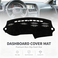 Pour Audi Q7 4L 2006-2015, couvre-tableau de bord, tapis de protection de la console centrale, accessoires intérieurs de voiture, tapis antidérapant et anti-lumière