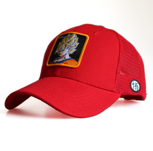 Ufogift Mũ dbz Mũ lưới Cotton Mũ Snapback phẳng có thể điều chỉnh Hip-hop mũ Goku - Product Image 1