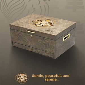 Eonluxe Caja de Almacenamiento de Cigarros de Lujo con Acabado Lacado del Zodíaco Chino, Edición Limitada Global con Vitrina de Exhibición con Superficie de Pintura Piano - Product Image 5