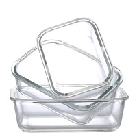 Bol et assiette en verre polyvalents résistants à la chaleur pour four à micro-ondes et friteuse à air, pour plats et moules de cuisson