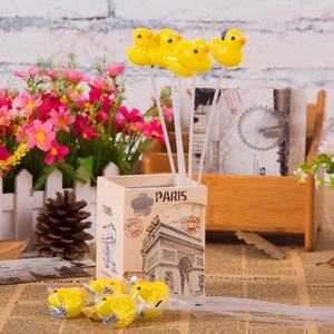 Toptan şekerleme sarı ördek meyve lezzet şekli sanat lolipop özelleştirme tatlı <span class=keywords><strong>bonbon</strong></span> sert şeker lolipop - Product Image 2