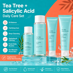 Set de Cuidado Facial Clarificante de Moda: Control de Grasa, Refinación de Poros, Cuidado Hidratante Fresco para Piel Grasa Propensa a Imperfecciones con Árbol de Té - Product Image 5