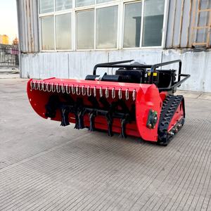 Tondeuse à gazon robotisée à chenilles télécommandée, mini <span class=keywords><strong>robot</strong></span> tondeuse à fléaux, tondeuse à fléaux télécommandée, vente chaude - Product Image 5