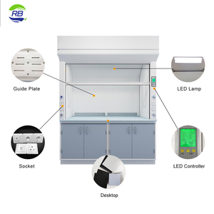 Лабораторная научная сталь вытяжной шкаф OEM лабораторная мебель химический вытяжной шкаф - Product Image 4