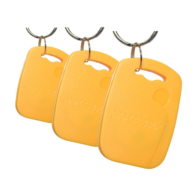 Customized RFID Key Tag for Elevator Access Control Keychain Mini Waterproof Key Fob 13.56MHz Frequency NFC for Hotels Keys