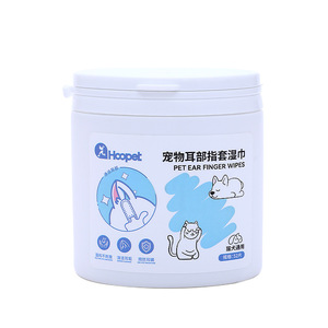 Hoopet Pet Ear Cleaning Finger <b>Cots</b> 52Pcs Non Woven Fabric For Dogs Cats Remove Earwax - Product Image 2