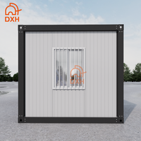 Maisons préfabriquées de luxe à bas coût avec panneaux sandwich modulaires, conteneurs plats et véranda vitrée
