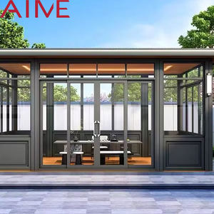 <span class=keywords><strong>Porte</strong></span> <span class=keywords><strong>coulissante</strong></span> multi-panneaux en aluminium panoramique à <span class=keywords><strong>double</strong></span> vitrage, à économie d'énergie, robuste - Product Image 5