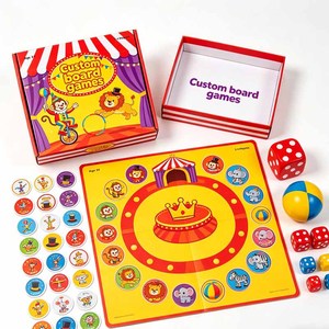 Jeu de société carré personnalisé de haute qualité, imprimé sur mesure pour adultes - Product Image 3