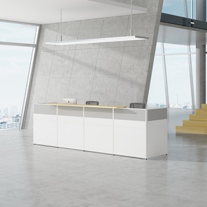 Modern Modular <b>Table</b> Office Furniture 2 Seater People Office Partitions <b>Table</b> Cubicle Workstation - Product Image 4