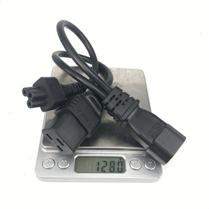 IEC 320 C14ชายไป C19 C5ปลั๊กพ่วงสายไฟหญิง Y แยกสายไฟ1ถึง2สายไฟ0.3ม. - Product Image 6