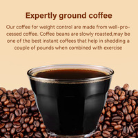 Café Adelgazante Sin Grasa con Cafeína de Marca Privada, Café Verde en Polvo con Leptina para Bajar de Peso, Café Instantáneo en Polvo para Adelgazar