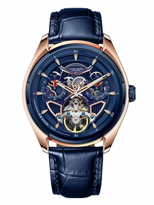 루이 줄렌 투르비옹 기계식 시계, 비즈니스 패션 트렌드 남성용 방수 시계 - Product Image 2