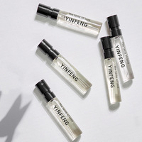 Flacons Compte-Gouttes Vides de Luxe en Verre Transparent pour Échantillons de Parfum, Ronds, 2ml, 3ml, 5ml, 10ml, Chic et de Luxe, Vente en Gros avec MOQ de 100 Pièces