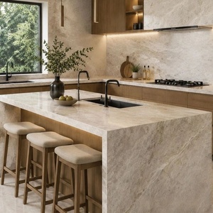 Carrelage mural naturel pour l'intérieur de villa au design moderne, <span class=keywords><strong>quartzite</strong></span> <span class=keywords><strong>Taj</strong></span> <span class=keywords><strong>Mahal</strong></span> poli à <span class=keywords><strong>prix</strong></span> abordable pour revêtements de sol et décorations murales - Product Image 5