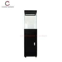CZYD5206 Chauffage d'extérieur pour jardin, cour et terrasse, au propane, commercial et résidentiel, avec roues, foyer en acier durable