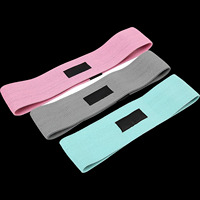 Bandas de Resistencia para Gimnasio TOPKO al por Mayor, Coloridas, con Logotipo Personalizado, Bandas Elásticas de Tela para Ejercicios de Cadera