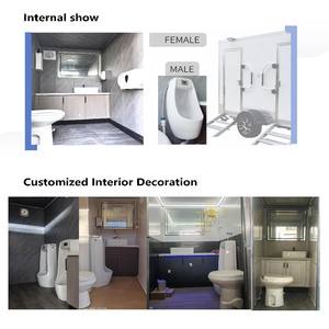 5 역 럭셔리 모바일 야외 조립식 휴대용 WC 맞춤형 VIP 화장실 트레일러 화장실 - Product Image 4