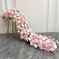 Nouvelle Collection : Chemin de Table Floral Artificiel pour Mariage, Décoration d'Arche et Centre de Table Idéal pour Fêtes de Noël