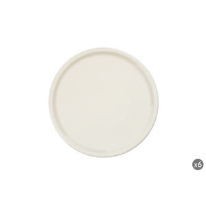 Juego de 6 platos para pizza de porcelana blanca Excelsa, 30.5 cm de diámetro. - Product Image 3