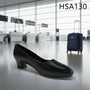 LXG, <span class=keywords><strong>Chaussures</strong></span> de travail confortables pour <span class=keywords><strong>femmes</strong></span>, à talon bas, pour le personnel aéroportuaire, tenue professionnelle, en Malaisie HSA130 - Product Image 2