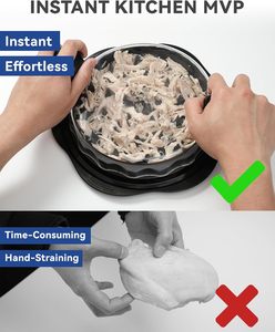 Thanh Lịch Màu Đen Của Nhãn Hiệu Gà Shredder Công Cụ Nhựa <span class=keywords><strong>Twist</strong></span> Nhà Bếp Máy Xay Máy Cho Mặt Đất Thực Phẩm Thịt Rau Gà Vú - Product Image 3