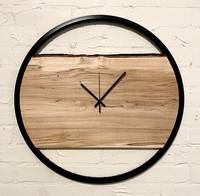 Jam Dinding Kayu Jam Dinding Kayu Bundar Antik Jam Dinding Kayu