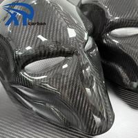Masques complets en fibre de carbone véritable, masques réalistes, masques de fête, masques pour adultes