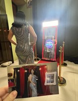 Nouveauté Rosmine Miroir photomaton 70 pouces en métal avec verre trempé, résolution 4K, capacité de charge de 300 kg, compatible avec les appareils photo reflex numériques, États-Unis
