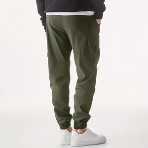 <span class=keywords><strong>Pantaloni</strong></span> Sportivi Casual da Uomo <span class=keywords><strong>con</strong></span> Tasche Multiple e <span class=keywords><strong>Vita</strong></span> Elastica, Stile Personalizzato o Logo ODM, Produzione su Misura - Product Image 4