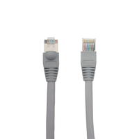 Cable de Red RJ50 10P10C, Conector Modular RJ48 Chapado en Oro con Conexión Blindada, Cable Ethernet Cat5e
