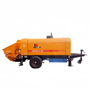 HBT60S-13 JUHE Bomba de Concreto Montada en Remolque de 40-80m³/h, Sistema Hidráulico, Máquina de Bombeo de Concreto para Obras de Infraestructura - Product Image 2