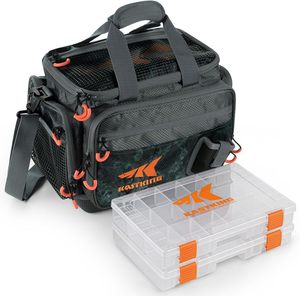 Échantillon Gratuit : Sac à Dos de Pêche en Polyester avec Porte-Canne et Sacoche pour Matériel de Pêche - Capacité 20L-30L - Cadeaux de Pêche à la Mouche pour Hommes et Femmes - Product Image 1