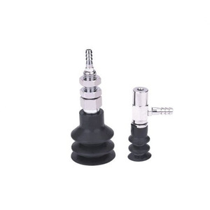 Ventosa de silicona redonda de grado industrial para torno con conector 1000mm Hg - Product Image 1