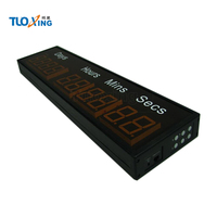 Timer Hitung Mundur Elektrik LED 2.3 Inci 10-Digit, Tampilan Hari/Jam/Menit/Detik, Maksimal 1000 Hari, Satu Sisi, Gaya Antik, Ruang Tamu