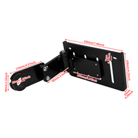 Support de plaque d'immatriculation de moto, support latéral pour Harley Softail Street Bob Fat Boy Breakout Heritage Low Rider S 2018-up