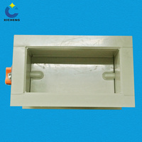 Compuerta de Aire Eléctrica Rectangular de PP Personalizable para Control de Flujo de Aire