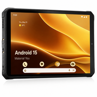 Tablette robuste Android 11 pouces, étanche, entièrement robuste, IP68, Android 15, stockage 256 Go, processeur MT6878, batterie 20000 mAh, MIL-STD-810H