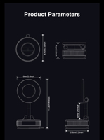 Support de téléphone portable pour voiture de haute technologie, à ventouse universelle à adsorption par le vide, rotation 360° °   Support de navigation rotatif
