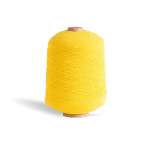 Factory Directly Sale Rubber Yarn 100/75/75 Elastic Thread Double Covered Yarn Polyester Covered Yarn For Socks