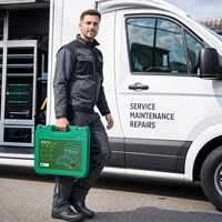 Kit de clés à douilles à cliquet multi-tailles robustes de 172 pièces pour l'entretien mécanique automobile, ensemble d'outils à main