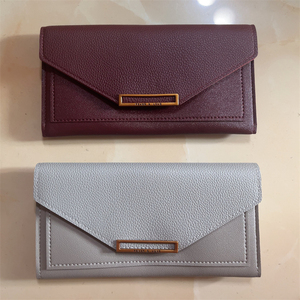 <span class=keywords><strong>Portafoglio</strong></span> in pelle sintetica di moda retrò da <span class=keywords><strong>donna</strong></span> all'ingrosso Design lungo molto economico - Product Image 5