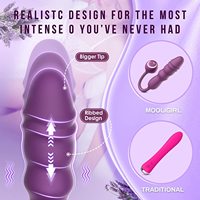 Vibromasseur télescopique, gode vibrant, masseur du point G, jouets sexuels en silicone pour femmes, 9 modes, rechargeable magnétique, étanche
